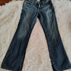 L.L. Bean Dark Blue Flare Women's Jeans